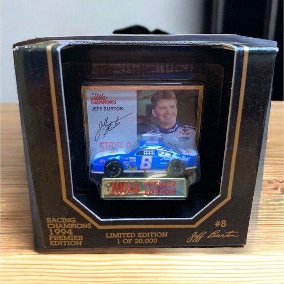 Vintage Racing Champions Premier Edition Jeff Burton #8 1/64 Die Cast - 1994 - Picture 1 of 5